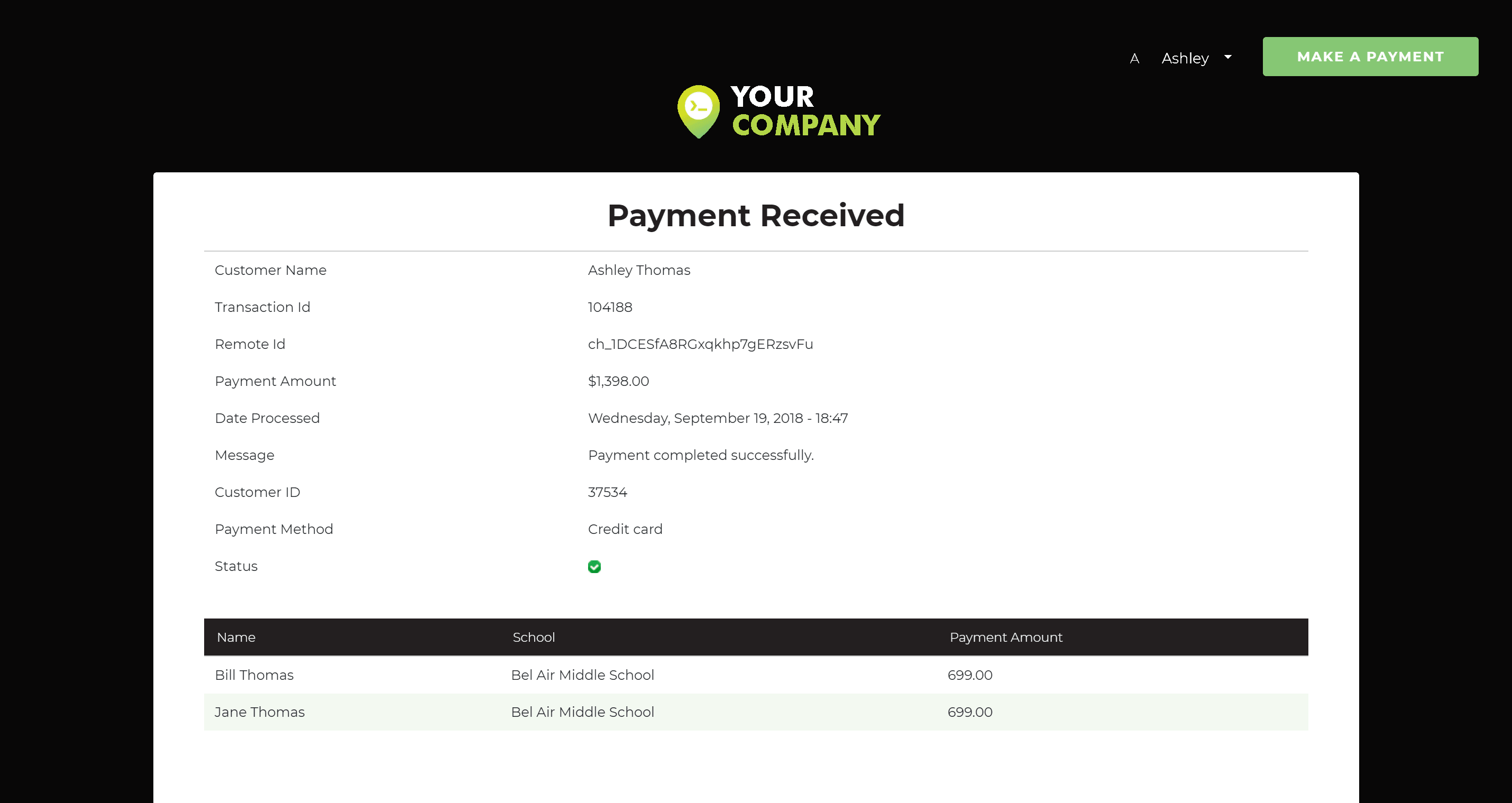 Custom Branded Student Travel Website